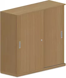 Skříň s posuvnými dveřmi 120x40x110cm - Wenge