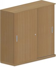 Skříň s posuvnými dveřmi 120x40x110cm - Bílá