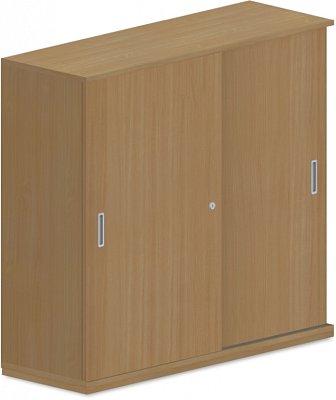 Skříň s posuvnými dveřmi 120x40x110cm - Bílá