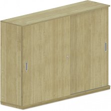 Skříň s posuvnými dveřmi 160x40x110cm - Bílá