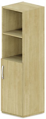 Skříň policová, dvířka/niky 40x42x110cm - Wenge