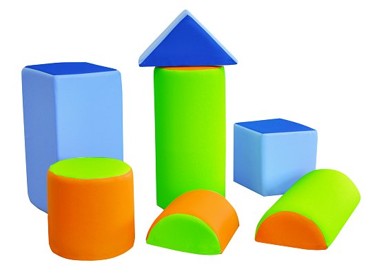 Geometrická sada základních tvarů - 7 dílná