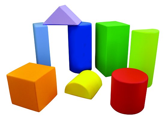 Geometrická sada základních tvarů - 8 dílná