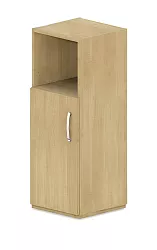 Skříň policová, dvířka/niky 40x42x145cm - Wenge