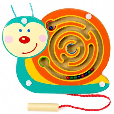 Magnetické bludiště - Šnek oranžovomodrý