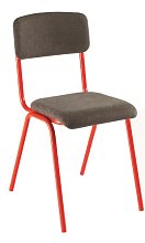 Učitelská židle KLASIK čalouněná - Červená