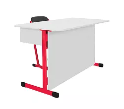 Učitelská katedra TITAN - v. 76 cm - Žlutá/Javor