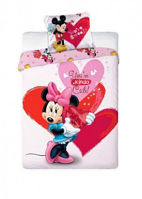 Povlečení dětské 140x200+70x90 - Minnie Mouse