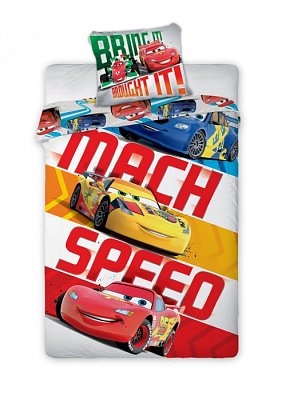 Povlečení dětské 140x200+70x90 - CARS Mach Speed