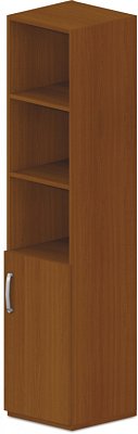 Skříň policová, dvířka/niky 40x42x180cm - Wenge
