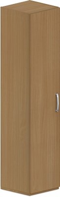 Skříň policová, dvířka 40x42x180cm - Wenge