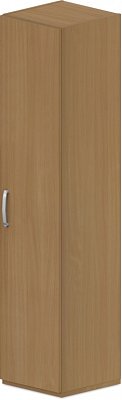Skříň policová, dvířka 40x42x180cm - Wenge