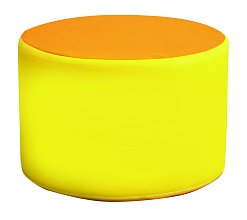 Velký kulatý taburet, výška sezení 30 cm