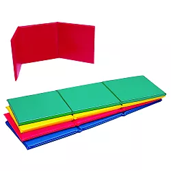 Skládací matrace 180x60x4 - Žlutá