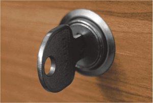 Zámek zásuvky učitelské katedry TITAN