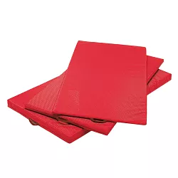 Gymnastická matrace s protiskluzem 400x200x40/80 cm - Modrá