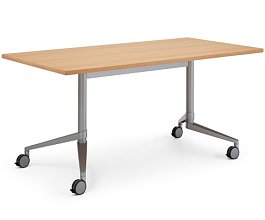 Obdelníkový stůl Flex-table 3580-828 140x80cm - Pastelově šedá
