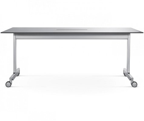 Obdelníkový stůl N_table - 3994-832 160x80cm - Pastelově šedá