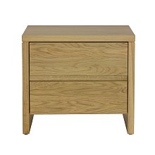Noční stolek z masivního dubu 50x35x45cm - Dub-přírodní