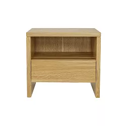 Noční stolek z masivního dubu 50x35x45cm - Dub-medový