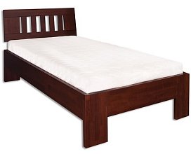 Postel z masivního buku, jednolůžko 80x200cm - Buk-přírodní