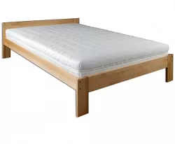 Postel z masivního buku, dvoulůžko 160x200cm - Buk-ořech