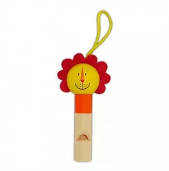 Dřevěná píšťalka - lev