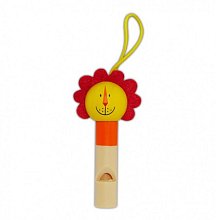 Dřevěná píšťalka - lev