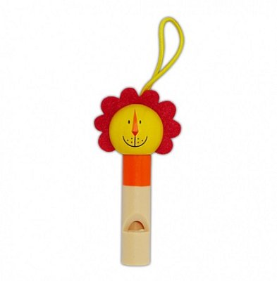 Dřevěná píšťalka - lev
