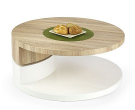 Konferenční stolek pr.77x34 cm - Dub sonoma