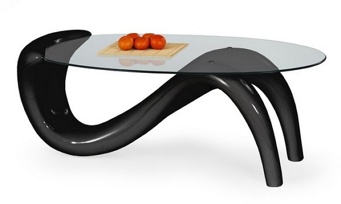 Cortina černý - Konferenční stolek