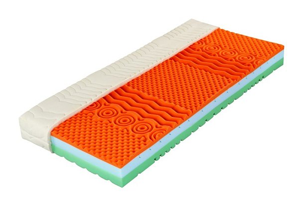 Matrace pěnová s paměťovou studenou pěnou - Capri 100x200
