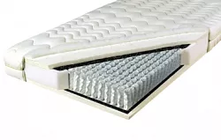 Matrace taštičková vyrobená z taštičkových pružin - Amsterdam 1000 160x200 - Soya