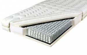 Matrace vyrobená z taštičkových pružin - Amsterdam 1000 160x200 - Aloe Vera