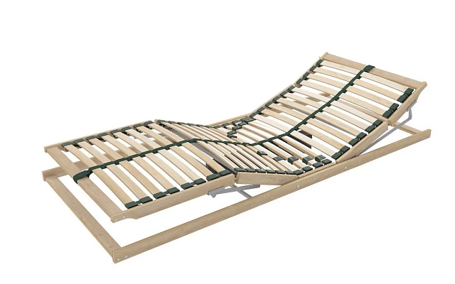 Rošt lamelový polohovatelný z bukového dřeva Samuraj De Luxe - 80x200