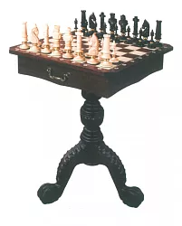 Šachy dřevěné z bukového dřeva 54x54cm