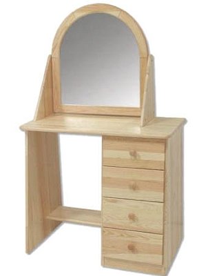 Toaletní stolek LT108 se zrcadlem 85x48x140cm - Borovice