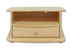 Televizní stolek RV109 z masivní borovice 72x44x45cm - Šedá