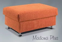 Madona plus bez ÚP - Taburet čalouněný bez úložného prostoru - Kůže