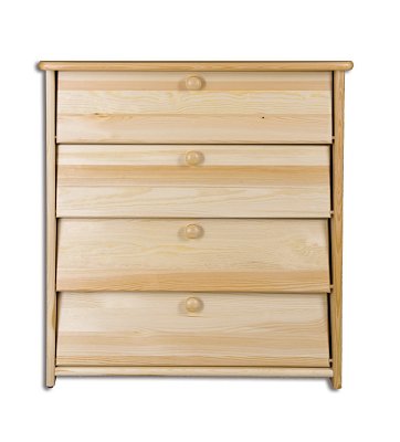 Botník s výklopnými zásuvkami z masivní borovice 72x40x80cm - Borovice