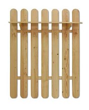 Věšáková stěna z masivní borovice 81x22x102cm - Borovice