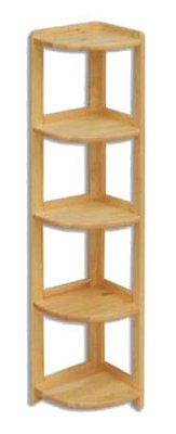 Regál RG 132 30x30x163cm - Borovice