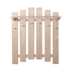 Věšáková stěna z masivní borovice 70x26x89cm - Borovice