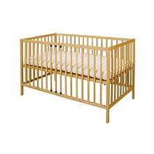 Dřevěná postýlka z masivního přírodního buku š.60dl.120cm - Lausane