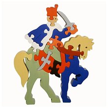Dřevěné puzzle - Husar