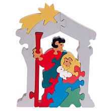 Dřevěné puzzle - Betlém