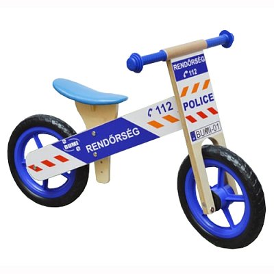 Dřevěné odrážedlo policie