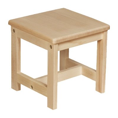 Dřevěná stolička přírodní