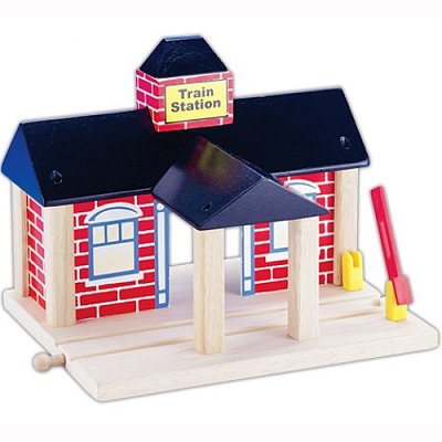 Dřevěné vlakové nádraží