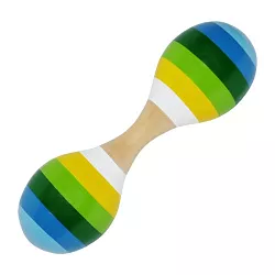 Dřevěná rumba koule dvojitá I 